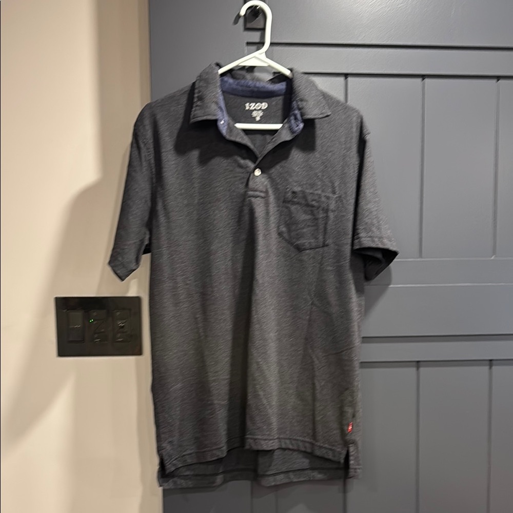 IZOD Men's Charcoal Polo Shirt